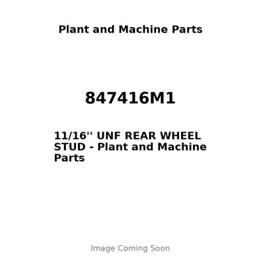 847416M1 - 11/16'' UNF REAR WHEEL STUD