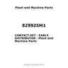 829925M1 - CONTACT SET - EARLY DISTRIBUTOR