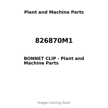 826870M1 - BONNET CLIP