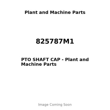 825787M1 - PTO SHAFT CAP