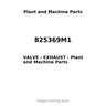 825369M1 - VALVE - EXHAUST