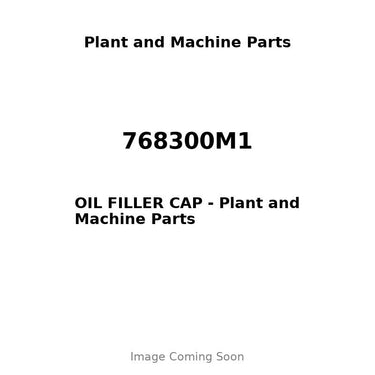 768300M1 - OIL FILLER CAP