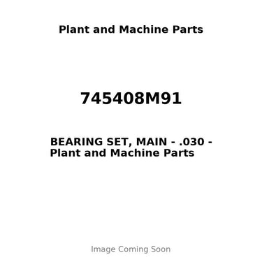 745408M91 - BEARING SET, MAIN - .030