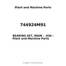 744924M91 - BEARING SET, MAIN - .030