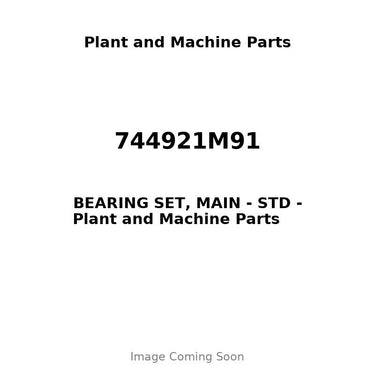 744921M91 - BEARING SET, MAIN - STD