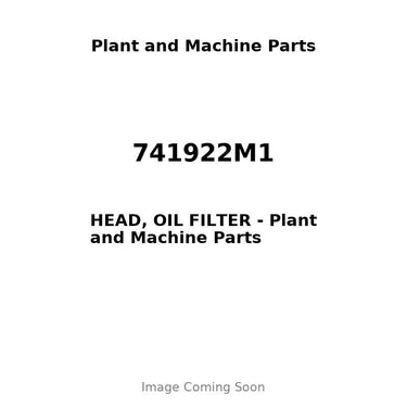 741922M1 - HEAD, OIL FILTER