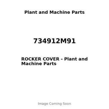 734912M91 - ROCKER COVER