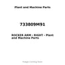 733809M91 - ROCKER ARM - RIGHT