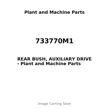 733770M1 - REAR BUSH, AUXILIARY DRIVE