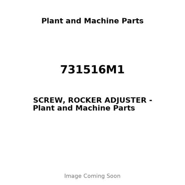 731516M1 - SCREW, ROCKER ADJUSTER