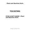 731327M1 - STUD & NUT ELBOW