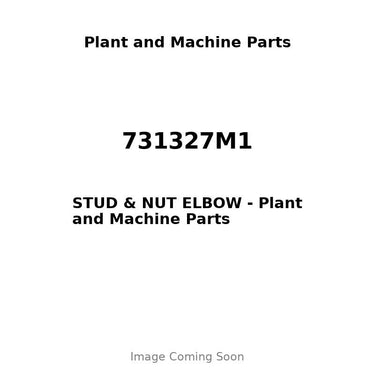 731327M1 - STUD & NUT ELBOW