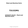 731152M1 - EXHAUST VALVE