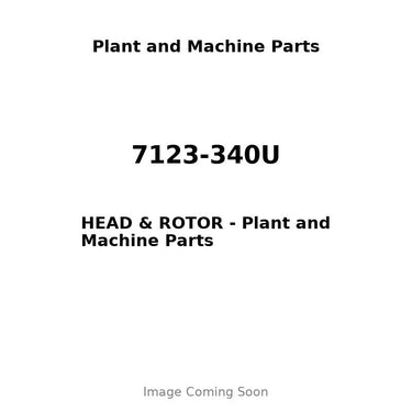 7123-340U - HEAD & ROTOR