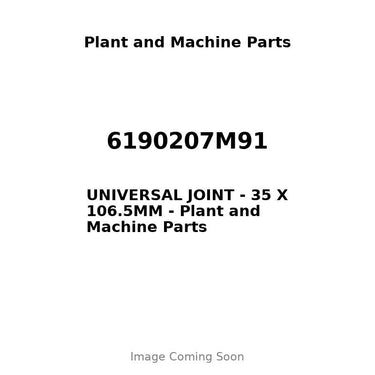 6190207M91 - UNIVERSAL JOINT - 35 X 106.5MM