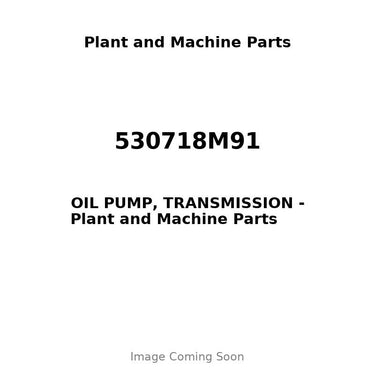 530718M91 - OIL PUMP, TRANSMISSION