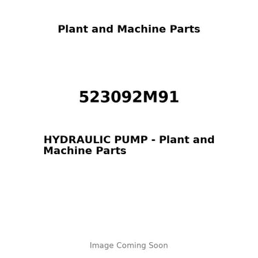 523092M91 - HYDRAULIC PUMP