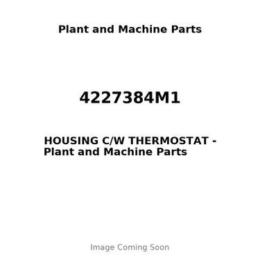 4227384M1 - HOUSING C/W THERMOSTAT