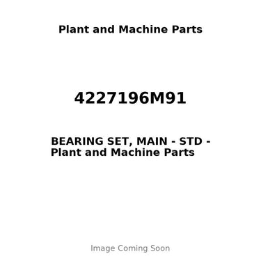 4227196M91 - BEARING SET, MAIN - STD