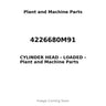 4226680M91 - CYLINDER HEAD - LOADED