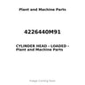 4226440M91 - CYLINDER HEAD - LOADED