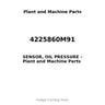 4225860M91 - SENSOR, OIL PRESSURE