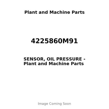 4225860M91 - SENSOR, OIL PRESSURE