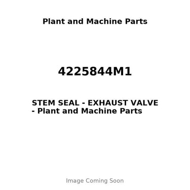 4225844M1 - STEM SEAL - EXHAUST VALVE