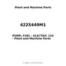 4225449M1 - PUMP, FUEL - ELECTRIC 12V