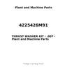 4225426M91 - THRUST WASHER KIT - .007