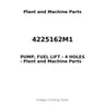 4225162M1 - PUMP, FUEL LIFT - 4 HOLES