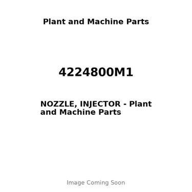 4224800M1 - NOZZLE, INJECTOR