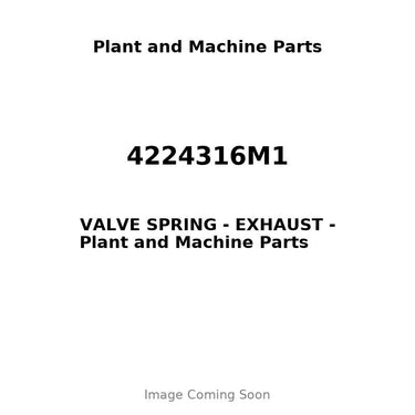 4224316M1 - VALVE SPRING - EXHAUST