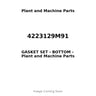 4223129M91 - GASKET SET - BOTTOM