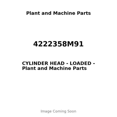 4222358M91 - CYLINDER HEAD - LOADED