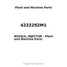 4222292M1 - NOZZLE, INJECTOR