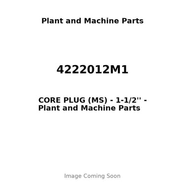 4222012M1 - CORE PLUG (MS) - 1-1/2''