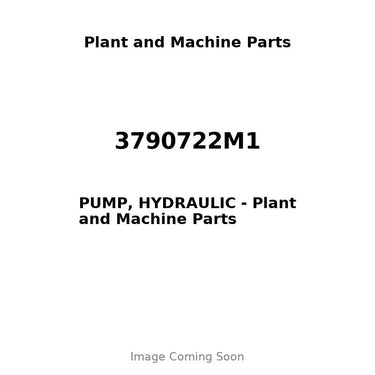 3790722M1 - PUMP, HYDRAULIC