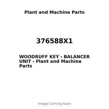 376588X1 - WOODRUFF KEY - BALANCER UNIT