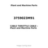 3759023M91 - CABLE THROTTLE CABLE