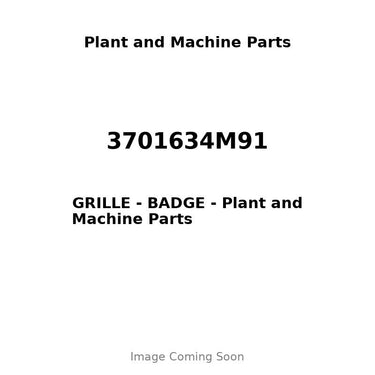 3701634M91 - GRILLE - BADGE