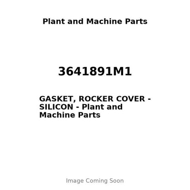 3641891M1 - GASKET, ROCKER COVER - SILICON