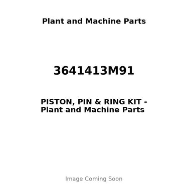 3641413M91 - PISTON, PIN & RING KIT