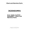 3620401M91 - 9/11'' DUAL CLUTCH ASSEMBLY