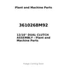 3610268M92 - 12/10'' DUAL CLUTCH ASSEMBLY