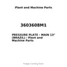3603608M1 - PRESSURE PLATE - MAIN 13" (BRAZIL)