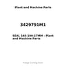 3429791M1 - SEAL 165-190-17MM