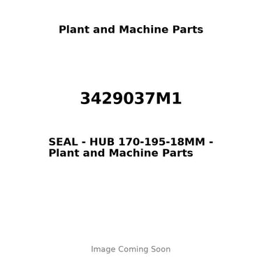 3429037M1 - SEAL - HUB 170-195-18MM
