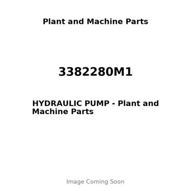 3382280M1 - HYDRAULIC PUMP