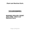 3310930M91 - BEARING (ROLLER) FRONT AXLE 4WD